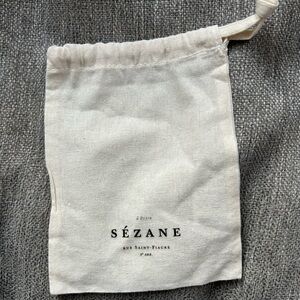 ☀️3/$25 Sezane / Natural Dustbag Pouch mini dust bag